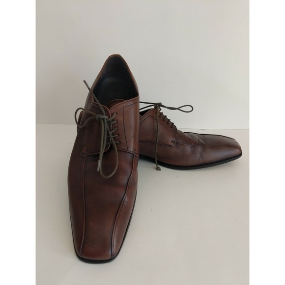 Hugo Boss Other - HUGO BOSS  Men Sz 11.5 Leather Lace Up Oxford Shoes Brown